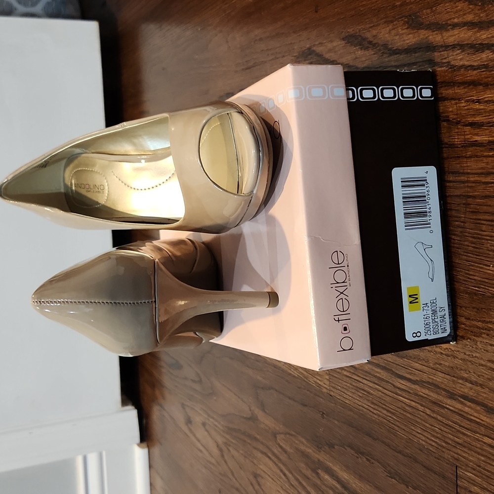 Peep Toe Natural Shoe